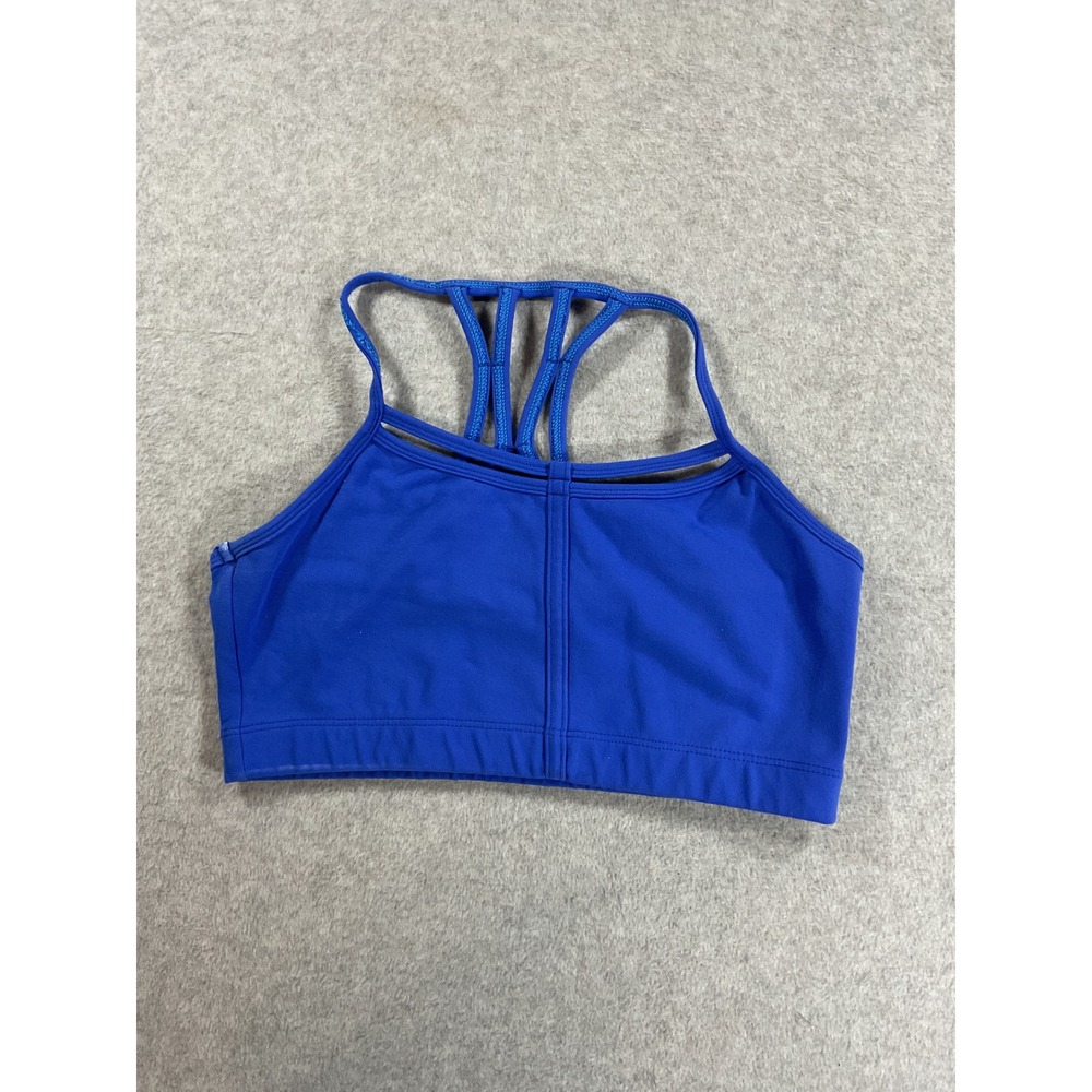 Dona Jo JoJo Royal Blue Multi Strap Racerback Sports Bra Size 2 Activewear 2428